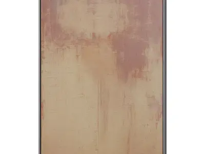 Set of 3 Abstract Paintings in Frames 3D model 34