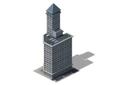 Heterogeneous - Building 08 3D model