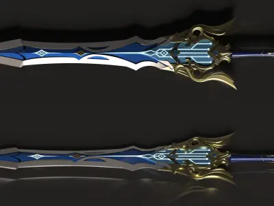 Genshin Impact - Song of Broken Pines - 3d file stl 3D print model