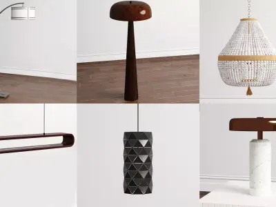 Lamps Collection 1 3D model