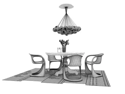 Dining Set 103 3D model