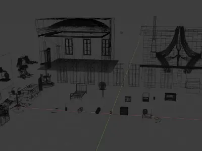 Cyberpunk Lab Asset Pack 3D model