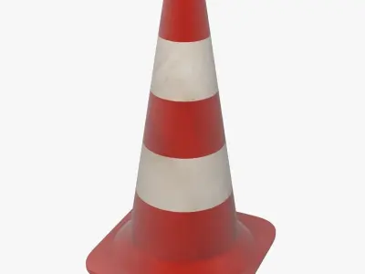Traffic Cone 3D model