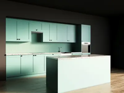 118-Kitchen10 matte 10 3D model