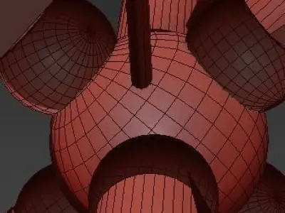 Geometric Chandelier Polyhedron Chandelier 3D model