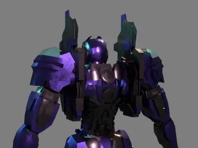 Blue Panser 3D model