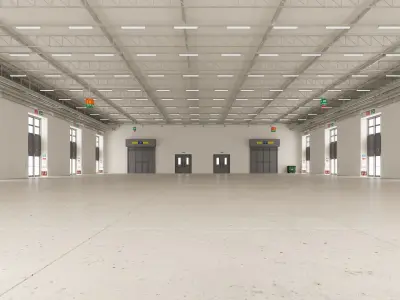 Exhibition Hall 37 3D model