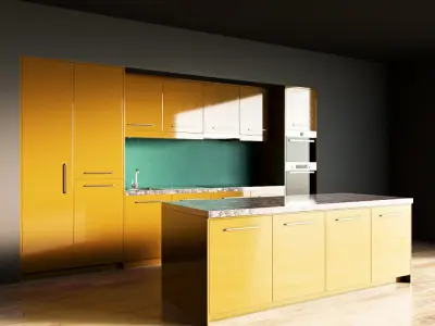 19-Kitchen7 glossy 2 3D model