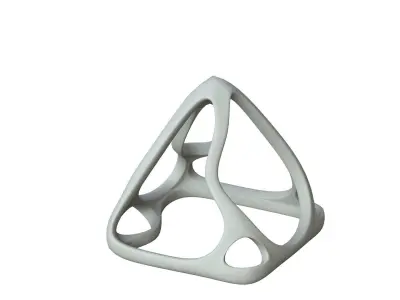 SciFi Cube Object No 59173 Low Poly Shape Low-poly 3D model