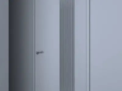 3d door Low-poly 3D model