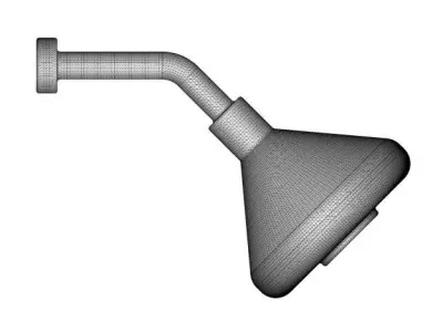 Stylish ShowerHead 3D print model