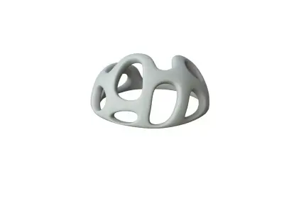 SciFi Cube Object No 46396 Low Poly Shape Low-poly 3D model