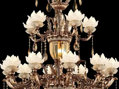 MD 89350-37 Osgona Chandelier 3D model