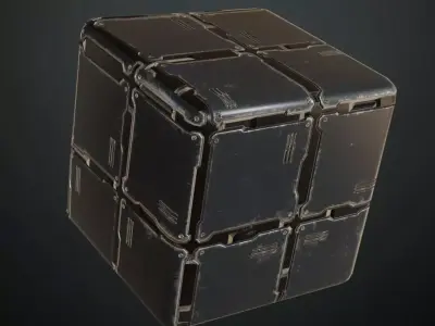 Lightly Scratched Brushed Steel PBR SEAMLESS Texture