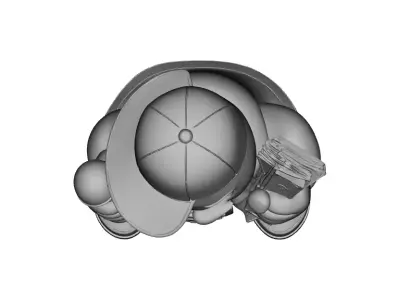 Hip-Hop Money Character Figurine High Detail Cartoon 3D Model 3D print model