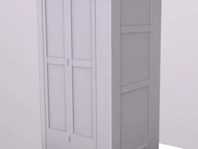 Phone Booth - Telephone Cabin Low-poly 3D model