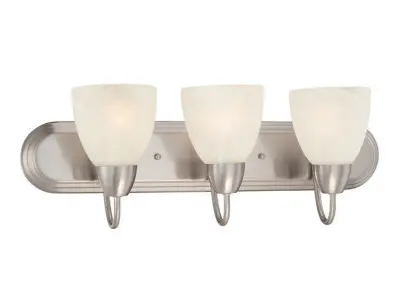 Jefferson 3 - Light Bath Bar - 2 Colour 3D model