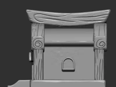 Stylized House IMM Brush Pack 5 in One 3D model