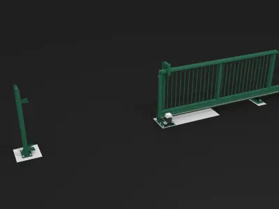 Portals and fences KIT 3D model