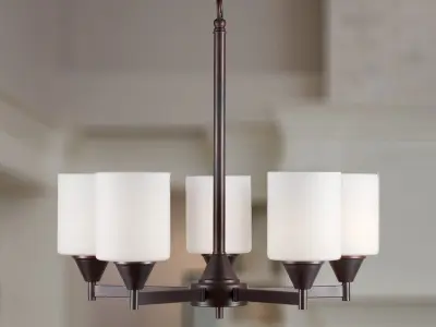 Light Sphere Chandelier 3D model