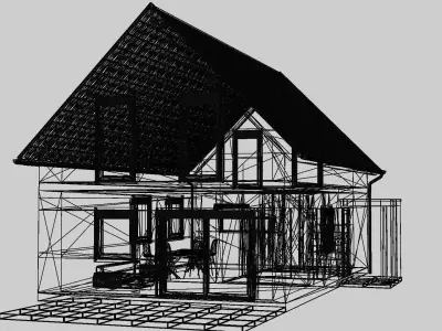 European house 3D model buy