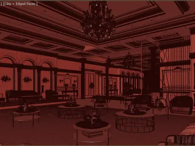  Luxury VIP Lounge Interior 