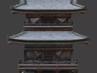 Stylized Jade Pogda 3D Character V03 Low-poly 3D model