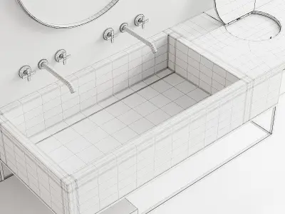 Italgraniti ACQUA B Set 2 3D model