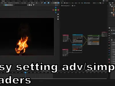 High-Resolution Burning bush - vdb animated 3D model
