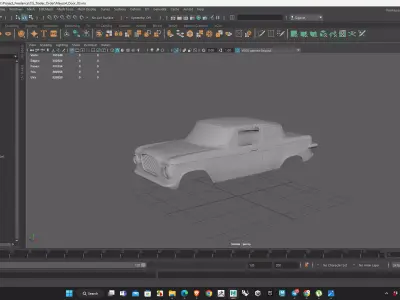 Two Door Studebaker Lark 1959 Body for 3D Print Model 3D print model