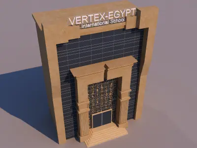 0210 - Building Entrance 3D model