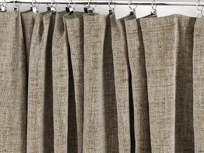 Curtain Set 505C 3D model