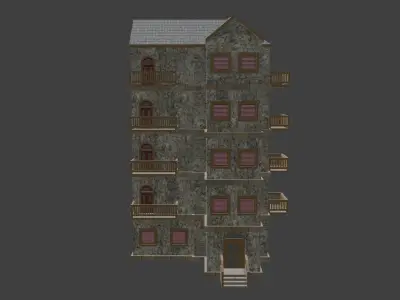 House Model 21 Low-poly 3D model