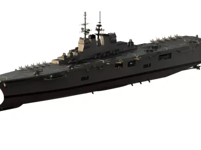 AMPHIBIOUS ASSAUL CARRIER 3D model