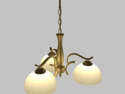 Classic chandelier 3D model