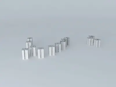 Cornelio Balbo street blocks Blas Infante Free 3D model
