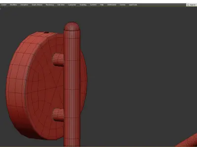 NATI SCONCE Low-poly 3D model
