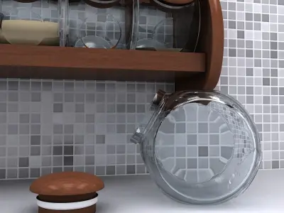 Spice Jars 2 3D model