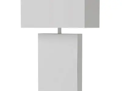 Leather Table Lamp 3D model