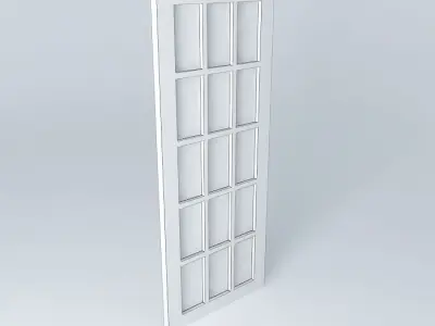 Bedroom door Free 3D model