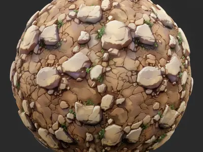 Stylized Ground Seamless Texture Texture