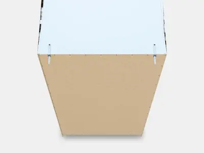 KLEPPSTAD Wardrobe with 2 doors 3D model
