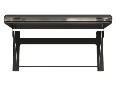 Teknomek stainless steel wal mounted lectern 3D model