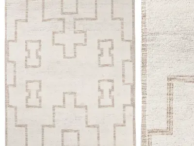 KHEDA WOOL RUG 3D model