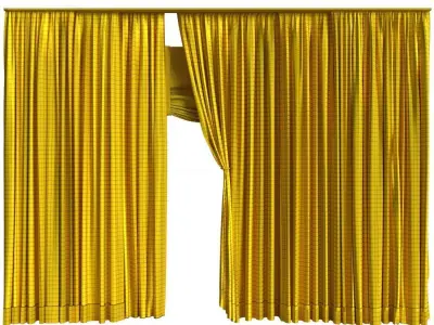 Curtains 7 3D model