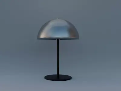 Table Lamp Due Luci Sfera Low-poly 3D model