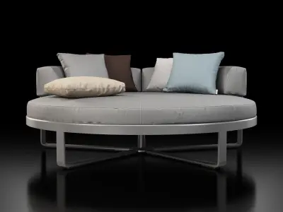 Gandia Blasco Flat circular bed 3D model