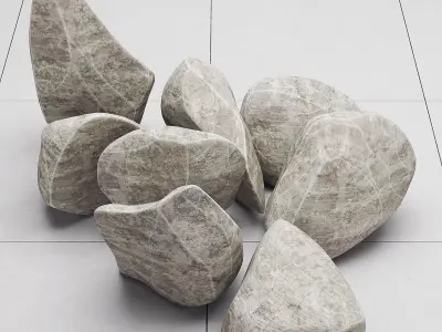 Stone rock 3D model