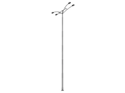 Lamp Post - Light Pole - Light Post - Street Light 27 3D model