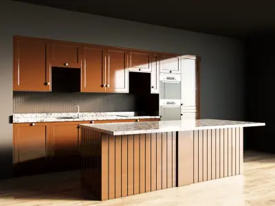 28-Kitchen4 glossy 3 3D model